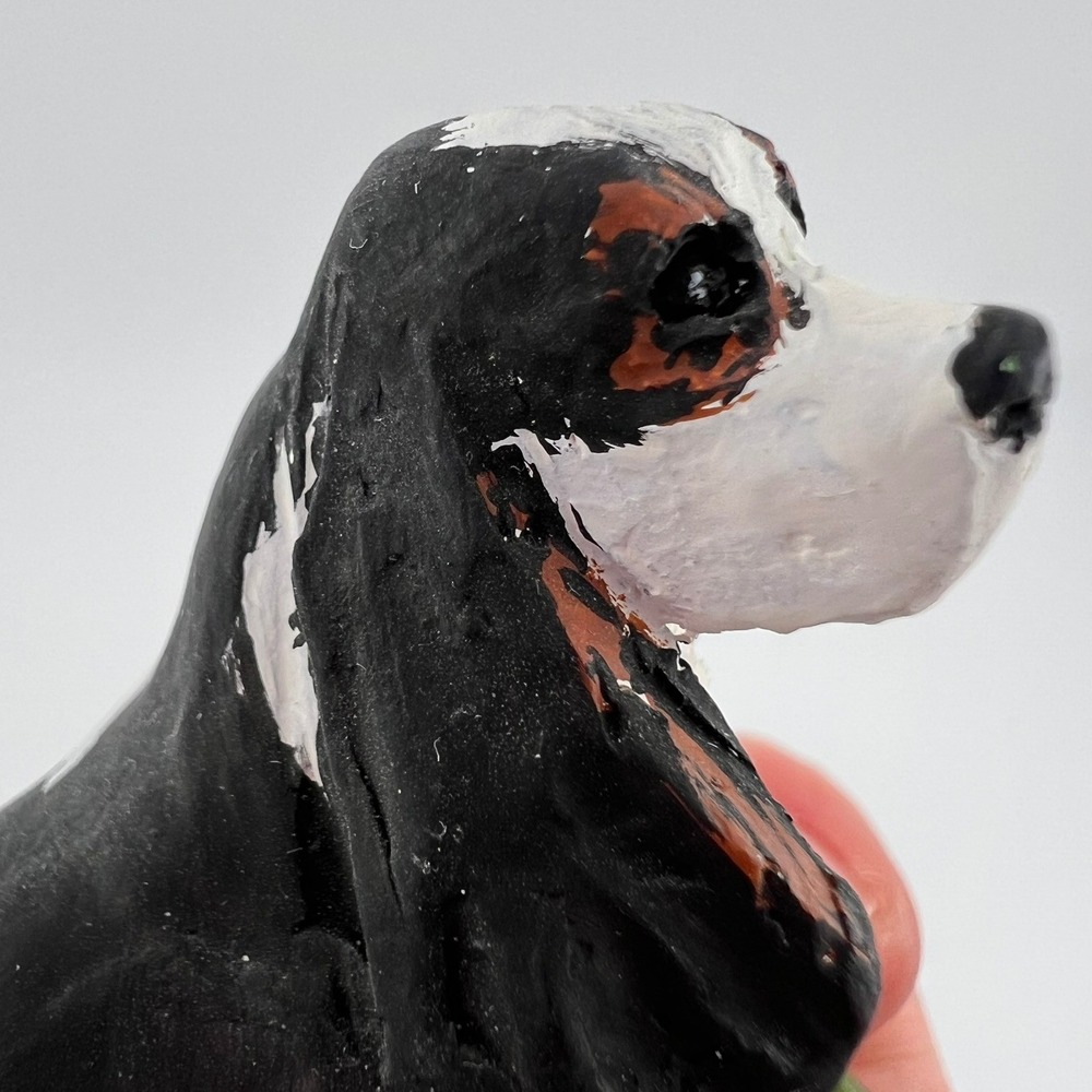 Vintage Cavalier King Charles Spaniel Figurine England Hand Painted Dog - Picture 6 of 10